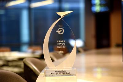 Международный аэропорт Жуковский - лауреат Евразийской премии в области авиационного маркетинга 2019 года в номинации «Аэропорт года»
